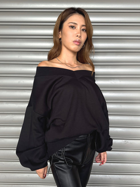 BIGオフショルプルオーバー